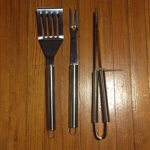 3pc Stainless Steel BBQ set